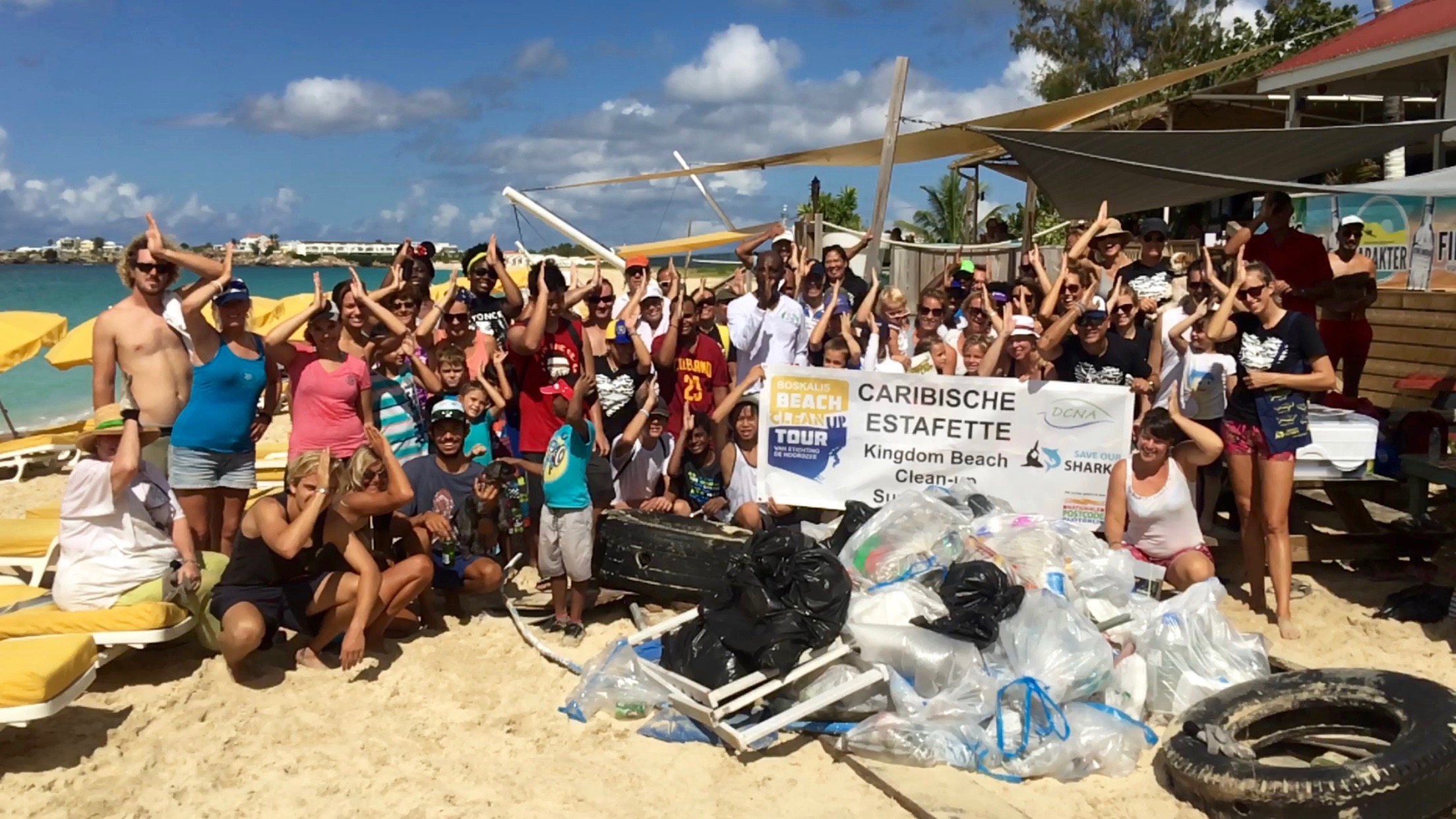 Sint Maarten takes part in Kingdom-wide beach cleanup initiative