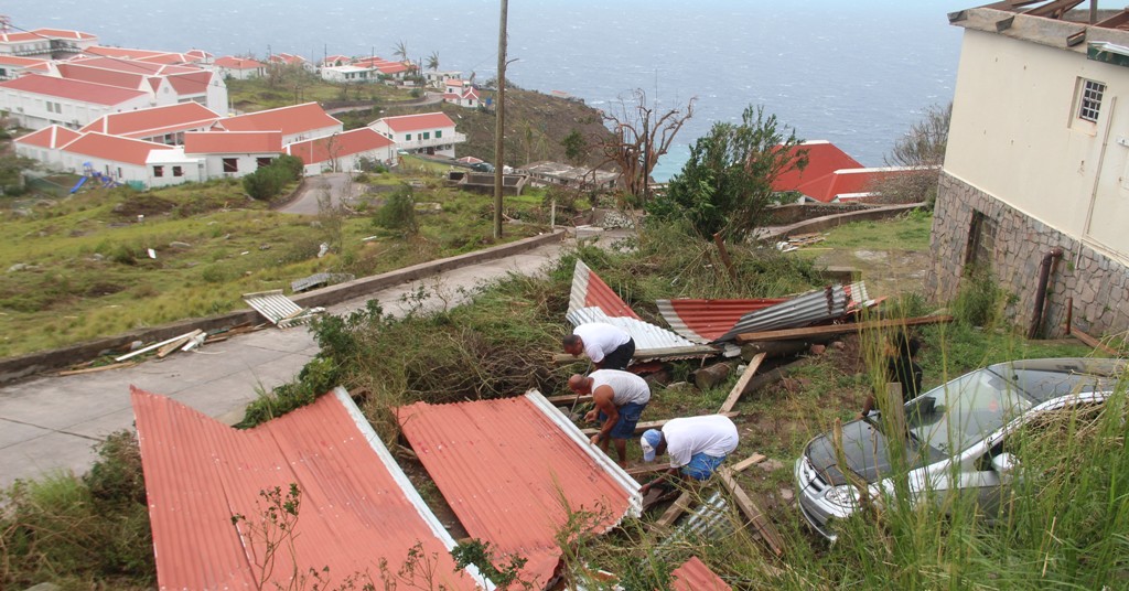 Sabans cleaning up and preparing for Hurricane José