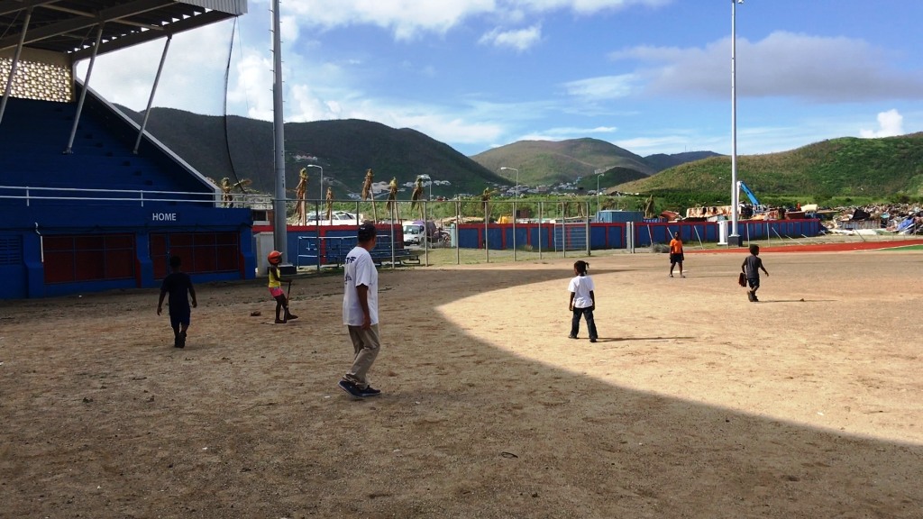 Coach Tom: rebuilding for the kids on Sint Maarten