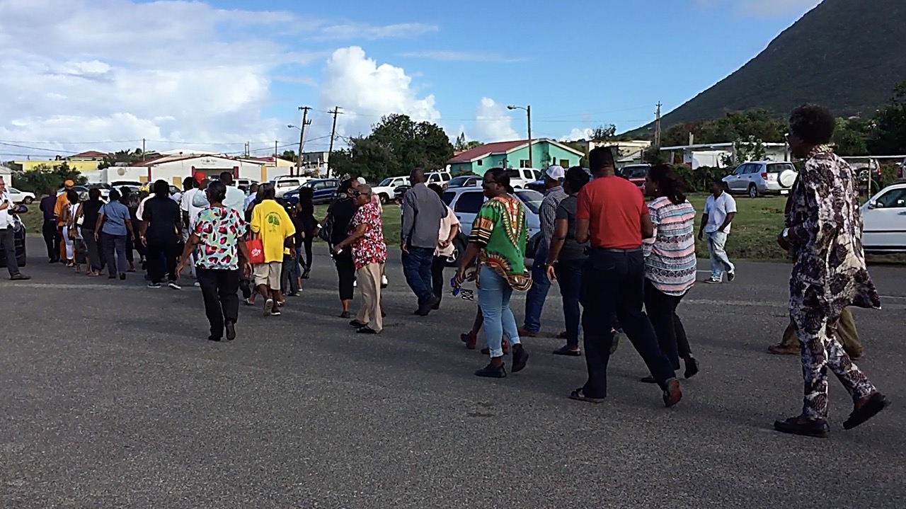 ‘Silent march Statia was against influx of Dutch policemen’