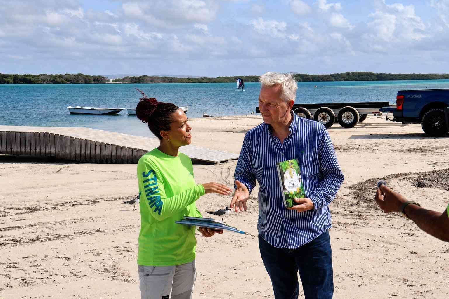 State Secretary Van der Burg on a working visit to Bonaire